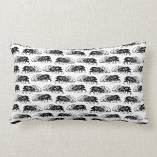 Coussin Rectangle Cigale - Magicicada - motif élégant d'émergence