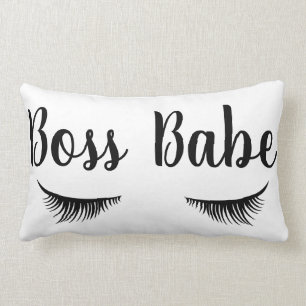 Coussin Rectangle Cils modernes de bébé de patron