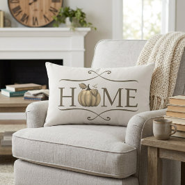 Coussin Rectangle Citation de MAISON de ferme moderne d'automne avec