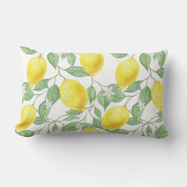 Coussin Rectangle Citrons (Recto)