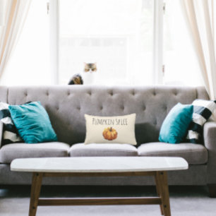 Coussin Rectangle Citrouille Spice Autumn Farmhouse