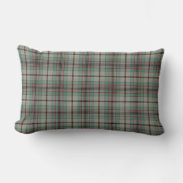 Coussin Rectangle Clan gris et vert Craig Scottish Plaid