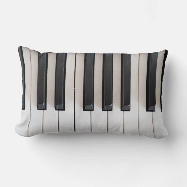 Coussin Rectangle Clavier numérique pour piano (Recto)
