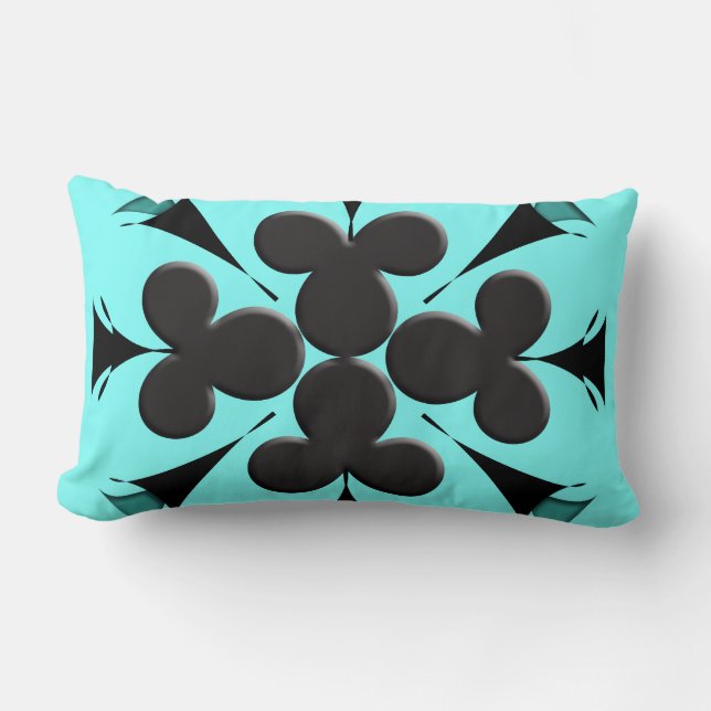 Coussin Rectangle Clubs (Recto)