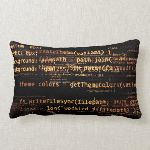 Coussin Rectangle Code ordinateur