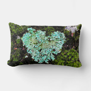 Coussin Rectangle Coeur de la mousse sur l'oreiller à jet de pierre