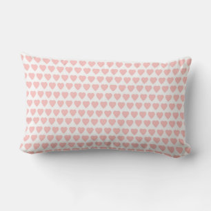 Coussin Rectangle Coeurs roses