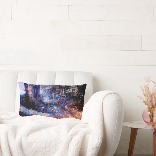 Coussin Rectangle Coeurs sur la route Jetez l'oreiller (Canapé)