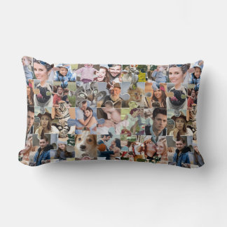 Coussin Rectangle Collage Photo Famille Personnalisé Forme 24 Pic Pu