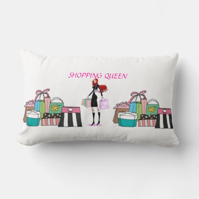 COUSSIN RECTANGLE COLLECTION REINE DU SHOPPING (Recto)