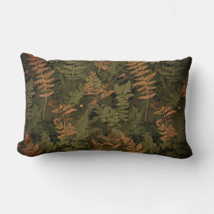 Coussin Rectangle Combinaison de camouflage en fougère