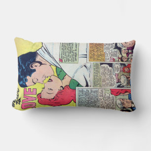 Coussin Rectangle Comique vintage