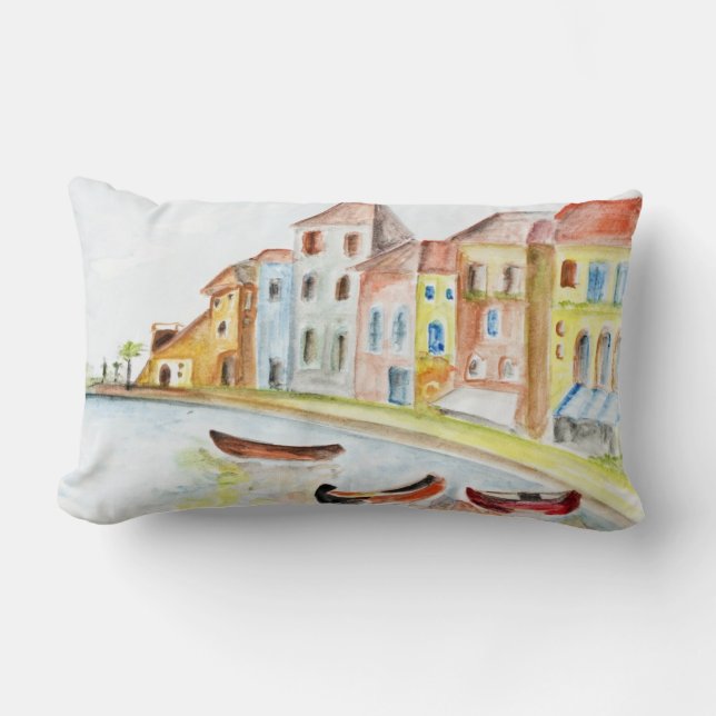 Coussin Rectangle Concept de Venise (Recto)