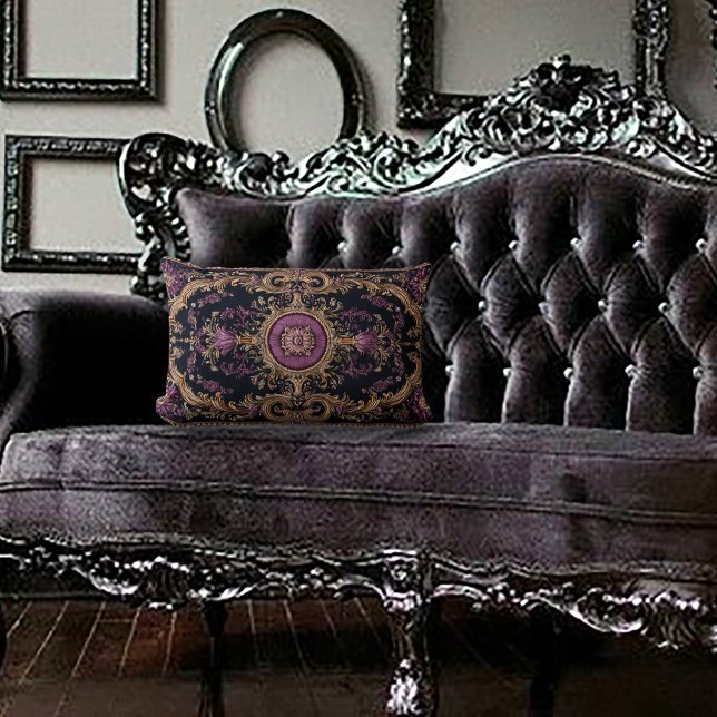 Coussin Rectangle Conception Antique Dark Academia (Créateur téléchargé)