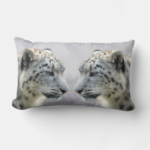 Coussin Rectangle Conception artistique de la faune à symétrie miroi