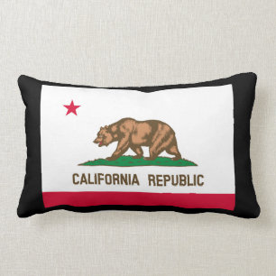 Coussin Rectangle Conception de drapeau d'état de la Californie