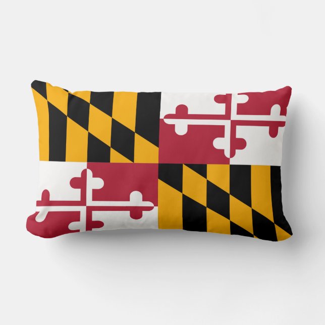 Coussin Rectangle Conception de drapeau d'état du Maryland (Recto)