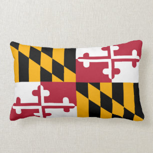 Coussin Rectangle Conception de drapeau d'état du Maryland