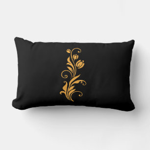 Coussin Rectangle Conception de fleurs florales ornementales