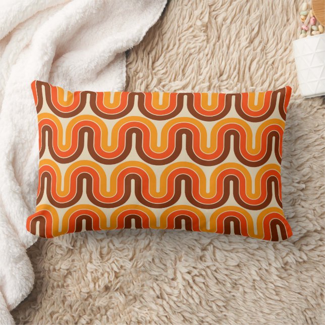 Coussin Rectangle Conception géométrique les années 70 style (Couverture)