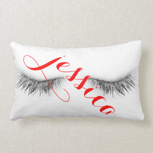 Coussin Rectangle Conception personnalisée de cils