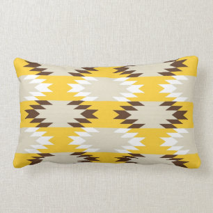 Coussin Rectangle Conceptions tribales aztèques de Natif américain