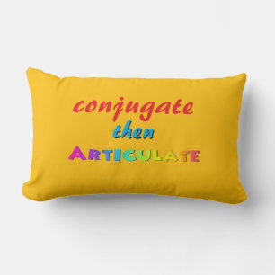 Coussin Rectangle Conjuguez puis articulez
