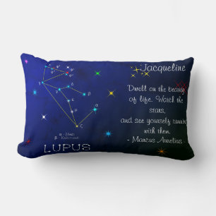 Coussin Rectangle Constellation de l'Hémisphère Sud