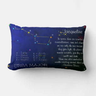 Coussin Rectangle Constellation Ursa major