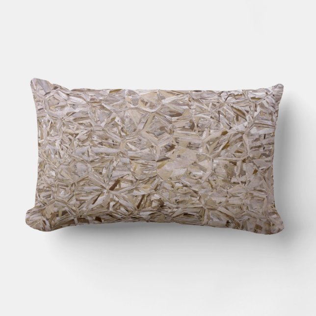 Coussin Rectangle Construction OSB style contreplaqué (Recto)