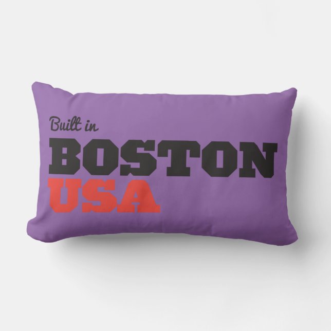 Coussin Rectangle Construit à Boston, USA (Recto)
