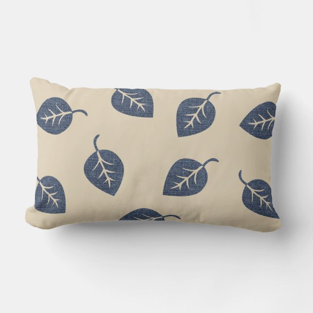 Coussin Rectangle Cool Denim Look (Recto)