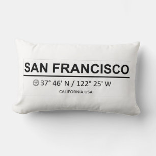 Coussin Rectangle Coordinates San Francisco
