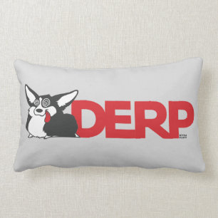 Coussin Rectangle Corgi de Derp