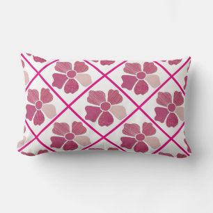 Coussin Rectangle Correspondre N'Importe Quelle Fleur De Collage De