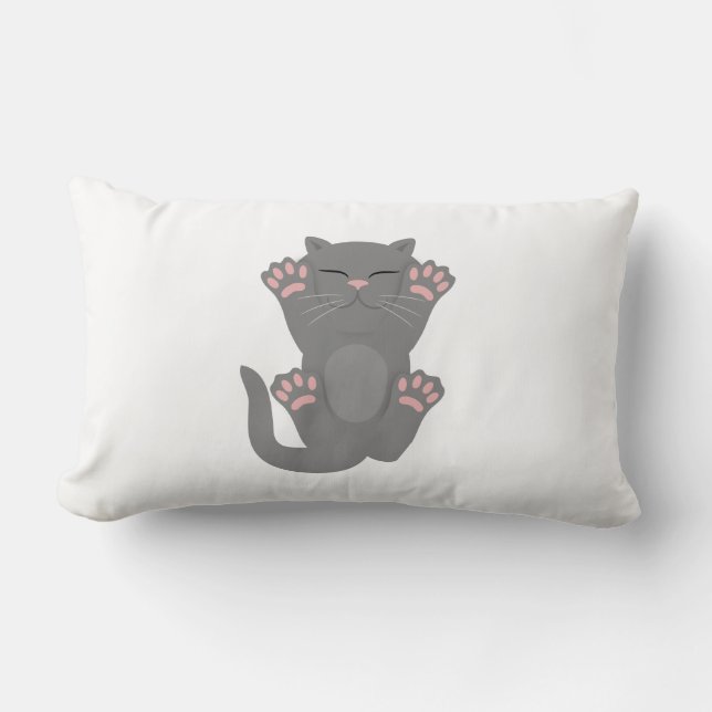 Coussin Rectangle Couchage de chat (Recto)