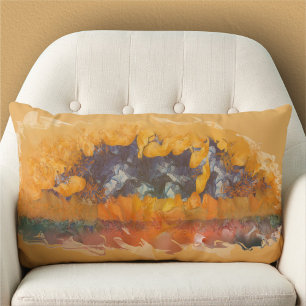 Coussin Rectangle Coucher de soleil Abstrait 0612
