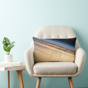 Coussin Rectangle Coucher De Soleil Orbital Au Large De La Basse Cal