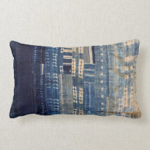 Couette en tissu d'indigo