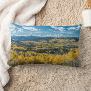 Coussin Rectangle Couleur d'automne dans les Flat Tops   Forêt natio