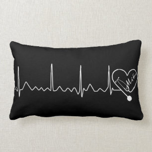 Coussin Rectangle Couleur faite sur commande de médecin infirmière