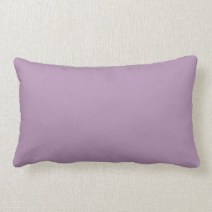 Coussin Rectangle Couleur solide à extrémité élevé pourpre de