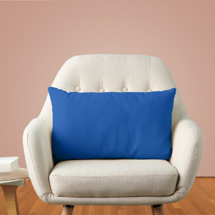 Coussin Rectangle Couleur solide bleu Cobalt
