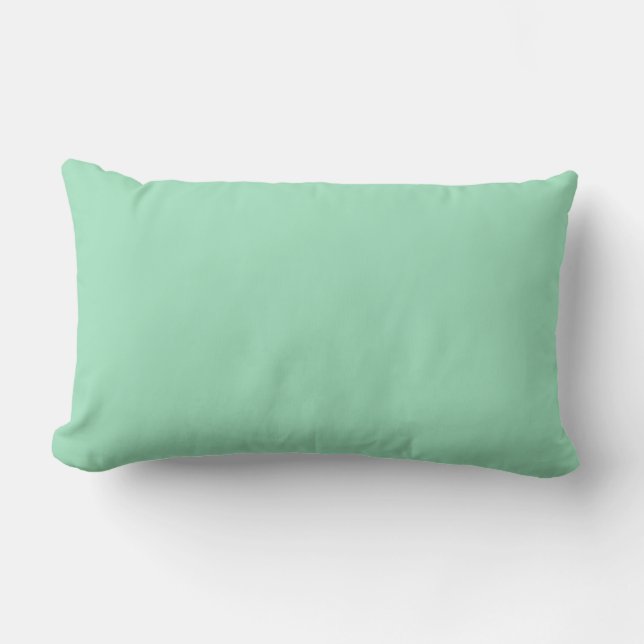 Coussin Rectangle Couleur solide verte marine (Recto)