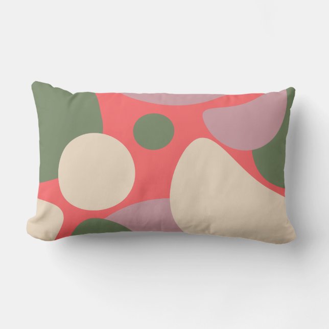 Coussin Rectangle Couleurs douces Pastel (Recto)