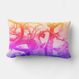 Coussin Rectangle Couleurs Joyeuses et brillantes Baobab Arbre Couss