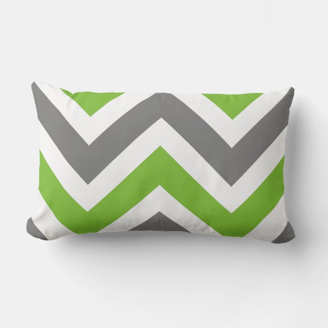 Coussin Rectangle Couleurs tendance de mode Chevron (Recto)