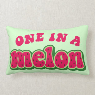 Coussin Rectangle Coup de coeur pour l'oreiller d'été Melon