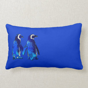 Coussin Rectangle Couples de pingouin