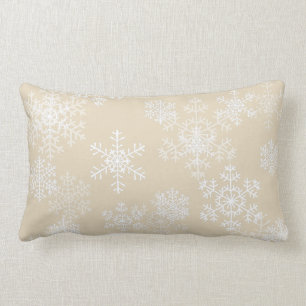 Coussin Rectangle Coussin-Flocons de neige de jet de Noël